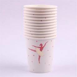 Everything Party 12pk Ballerina Party Paper Cups 200ml