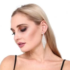 Everything Party Disco Metal Diamante Earrings By Theme