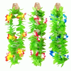 Oceana Hawaii Flower Lei With Leaves