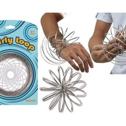 Everything Party Stainless Steel Magic Ring / Swirly Loops All Birthday
