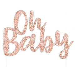 Everything Party Baby Shower Cake Topper - Oh Baby All Birthday