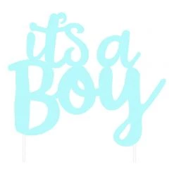 Everything Party Baby Shower Cake Topper - It's A Boy All Birthday