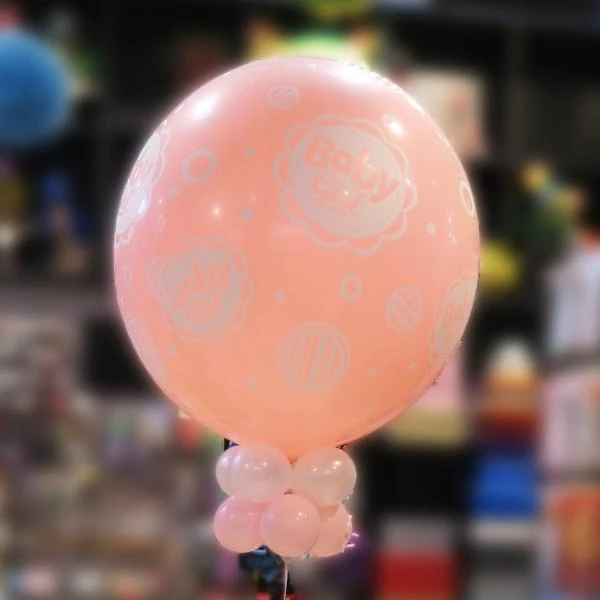 Everything Party 3ft Baby Girl Pink Printed Latex Balloon Balloons