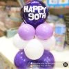 Everything Party 90th Birthday Table Balloon Arrangement Balloons