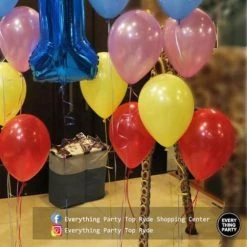 11" Qualatex Plain Latex Balloon - Round Pearl Ruby Red Balloons