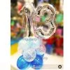 Everything Party Balloons 13th Birthday Table Balloon Arrangement