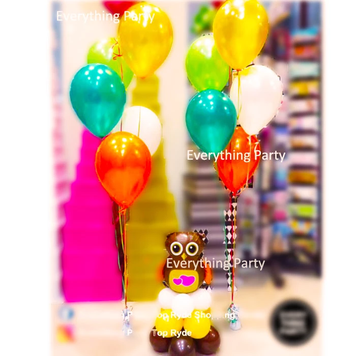 Everything Party Balloons Owl Helium Balloon Bouquet
