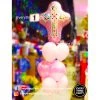 Everything Party Balloons Christening Girl Jumbo Cross Helium Balloon Bouquet