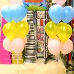 11" Qualatex Plain Latex Balloon - Round Pearl Citrine Yellow