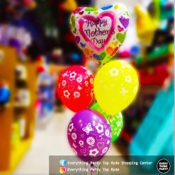 Everything Party Balloons Mothers Day Helium Balloon Bouquet