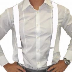 Everything Party By Theme White Suspenders