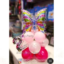 Everything Party Balloons 2nd Birthday Table Balloon Arrangement