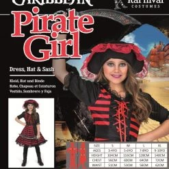 Everything Party Kids - Karnival Deluxe Caribbean Pirate Girl Costume
