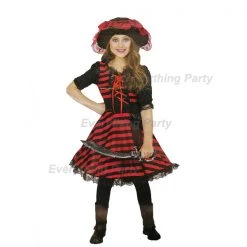Everything Party Kids - Karnival Deluxe Caribbean Pirate Girl Costume