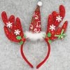 Everything Party Christmas Headband With Red Antler Holly Snowflakes By Event