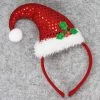 Pacific Wholesale Christmas Headband With Christmas Hat And Holly
