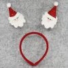 Everything Party Christmas Headband With Twin Santa
