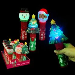 Everything Party Christmas LED Light Up Spinning Wand Xmas Kids Toy Gift By Event