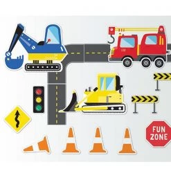 Artwrap All Birthday 20pk Construction Party Shapecut Wall Decorations