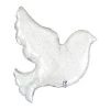 Qualatex 34" Holographic Dove Shape Foil Balloon Balloons