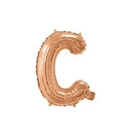 Unique 14" Alphabet Foil Balloon - Letter C (5 Colours)