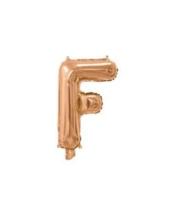 Unique Balloons 14" Alphabet Foil Balloon - Letter F (5 Colours)
