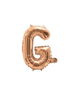 Unique 14" Alphabet Foil Balloon - Letter G (5 Colours)