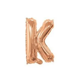 Unique 14" Alphabet Foil Balloon - Letter K (5 Colours)