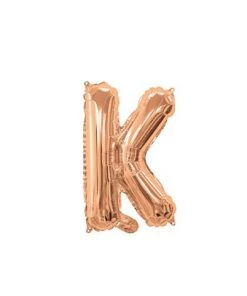 Unique 14" Alphabet Foil Balloon - Letter K (5 Colours)