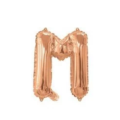 Unique 14" Alphabet Foil Balloon - Letter M (5 Colours)