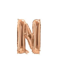 Unique 14" Alphabet Foil Balloon - Letter N (5 Colours) Balloons