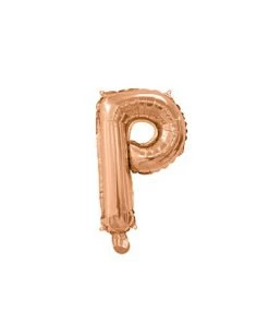 Unique 14" Alphabet Foil Balloon - Letter P (5 Colours)