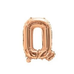 Unique 14" Alphabet Foil Balloon - Letter Q (5 Colours)