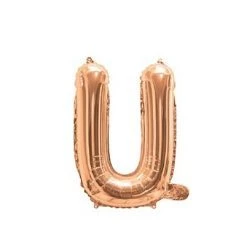 Unique 14" Alphabet Foil Balloon - Letter U (5 Colours) Balloons