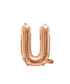 Unique 14" Alphabet Foil Balloon - Letter U (5 Colours) Balloons