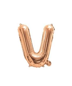 Unique 14" Alphabet Foil Balloon - Letter V (5 Colours) Balloons