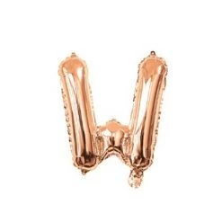 Unique Balloons 14" Alphabet Foil Balloon - Letter W (5 Colours)