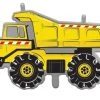 Anagram 58cm Construction Yellow Dump Truck Foil Balloon