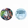 Artwrap 8pk Licensed Marvel Avengers Party Invitation