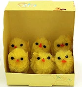 Everything Party Easter - 6pk Yellow Mini Craft Chicks
