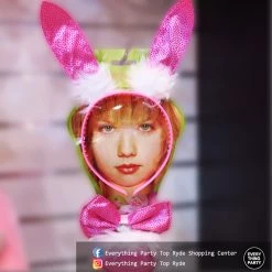 Everything Party Easter - Pink Bunny Ears Headband Set