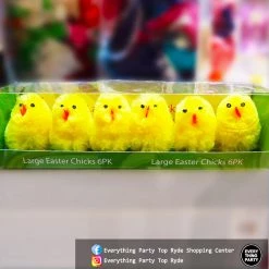 Austwide By Event 6pk Large Easter Plush Chicks