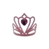 Everything Party Pastel Pink Tiara With Hanging Heart Diamond All Birthday