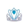 Everything Party Silver Tiara With Blue Diamond Heart All Birthday