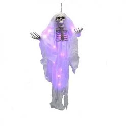 Trademark 90cm Hanging Light Up Skeleton By Event
