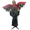 Everything Party By Event 160cm Motion Activated Animated Reaper With Wings Halloween Prop