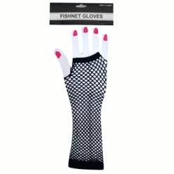 JD Party By Theme Fishnet Fingerless Long Glove - Black