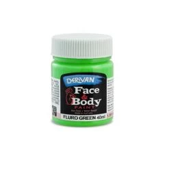 Everything Party By Event Derivan Face & Body Paint 40ml - Fluro Green