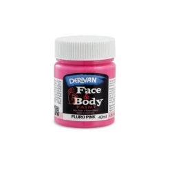 Everything Party Derivan Face & Body Paint 40ml - Fluro Pink