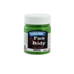 Everything Party Derivan Face & Body Paint 40ml - Green By Event